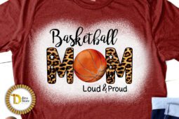 Basketball Mom Shirts -Mom life Sublimation