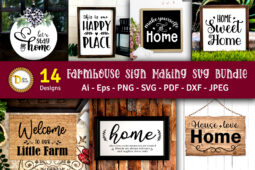 Farmhouse Sign Making svg Bundle - cricut - cutting files