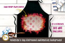 Valentine's day distressed sublimation background