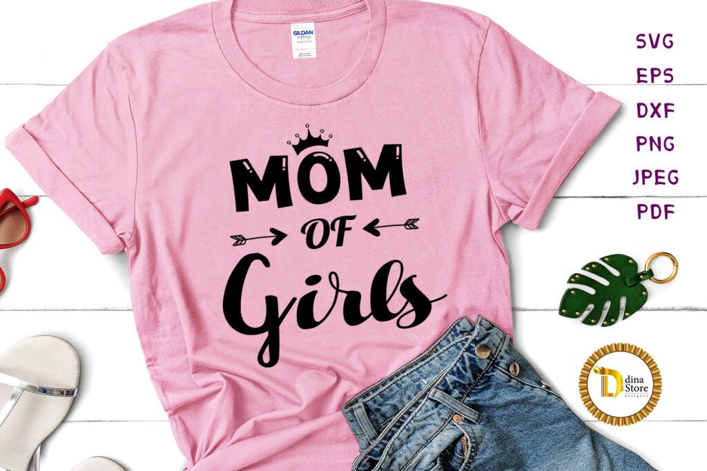 Girl Mom Svg - Mother's Day Svg
