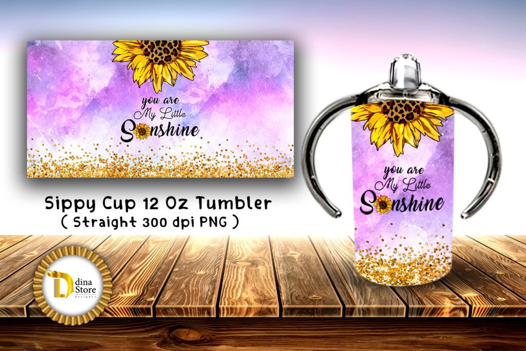 Sippy Cup Tumbler- you are my little sunshine