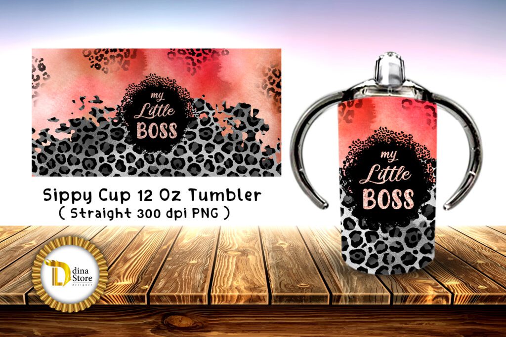 Sippy Cup Tumbler my little boss