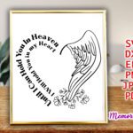 Grab This Lovely Free Cricut SVG File to Make A lot Of Memorial Gifts
