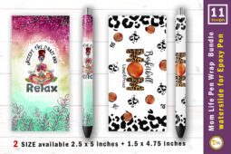 Grab These Free Pen Wrap Designs For Moms to make Amazing Epoxy Pens