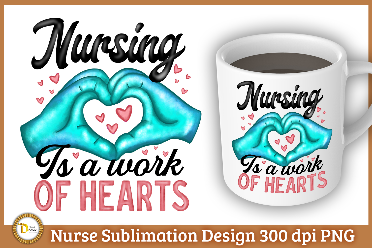 20oz Nurse Coffee Cup With Name - Nurse Appreciation