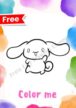 Coloring Page Free-Cinnamoroll Hello Kitty by Prele Easy Drawings