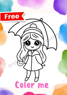 Coloring Page Free Girl Drawing For Kids with Coloring Christmas Drawing Prele Easy Drawing